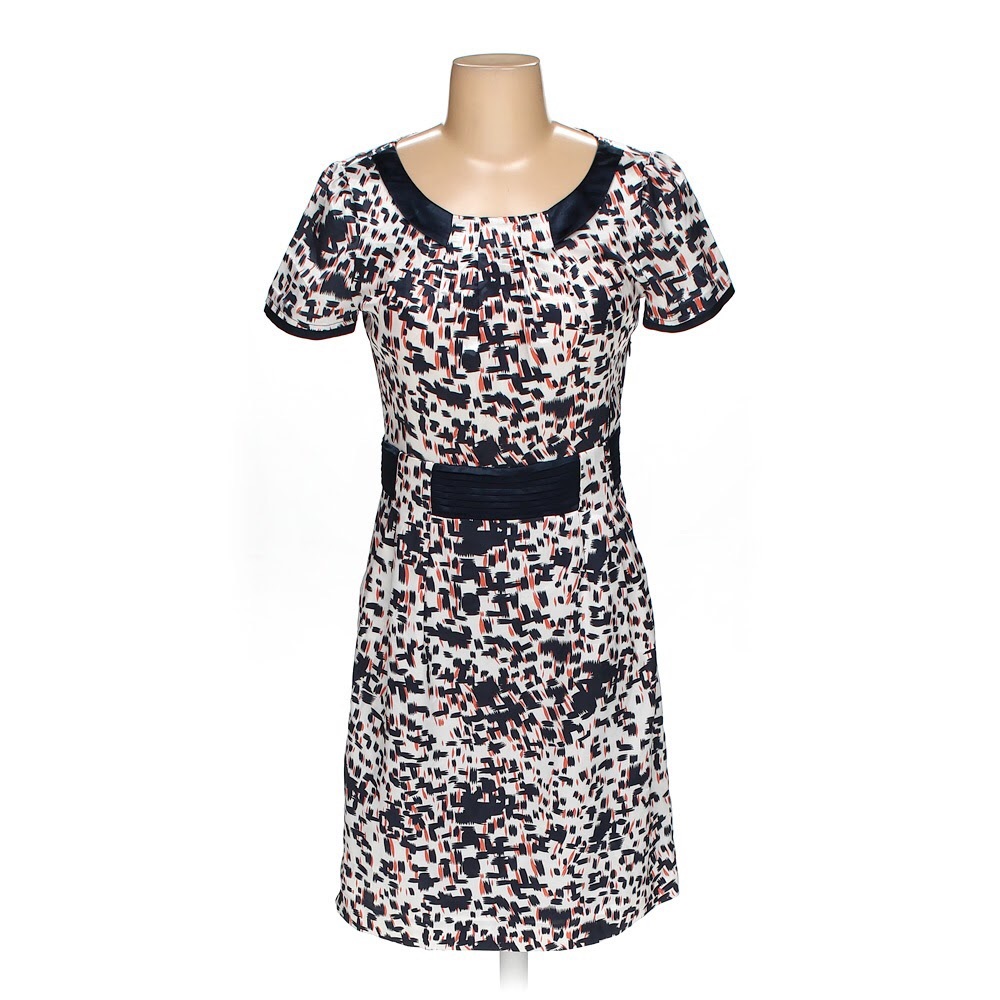 Unique Abstract Sheath Dress by Lavinia Club, XS
